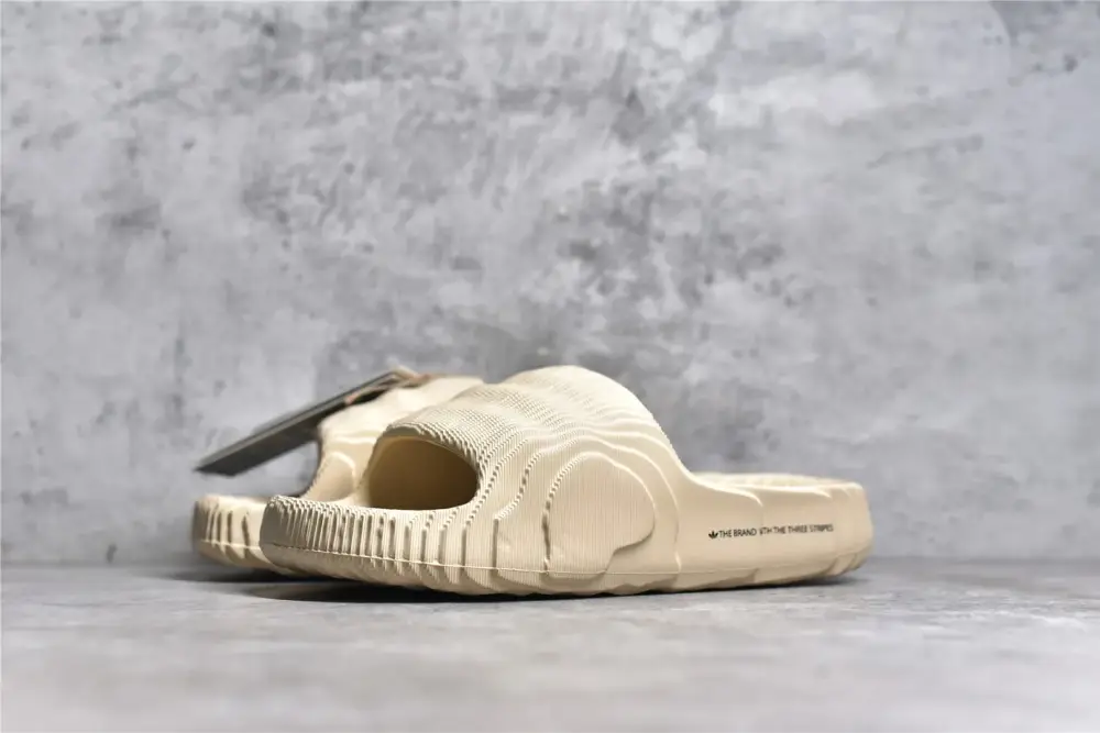 AD Originals Adilette 22 Beige Slides Sneakers SmoothTexture 470  BBE475