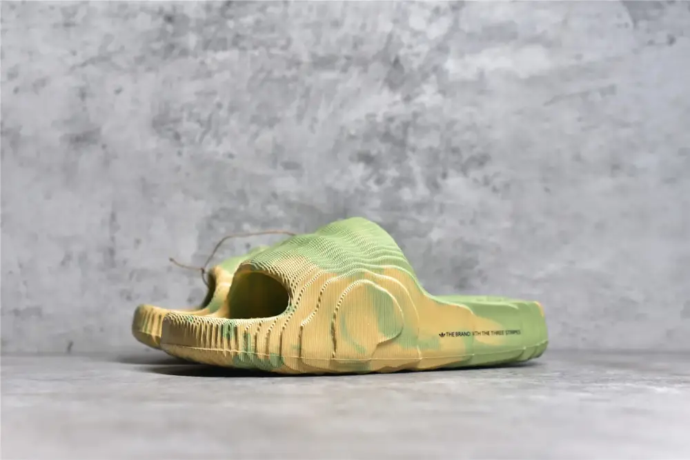 Original AD Originals Adilette 22 Slide Sandals Green Sneakers 473  DFCBB187