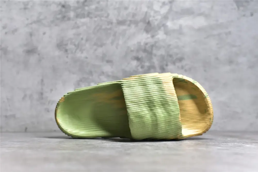 Original AD Originals Adilette 22 Slide Sandals Green Sneakers 473 