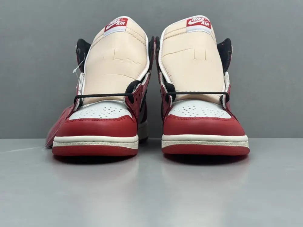 AJ1 270 High-Top Pure Red Black Spider Sneakers – Best Nikes in Size 36- Tailored 1287 