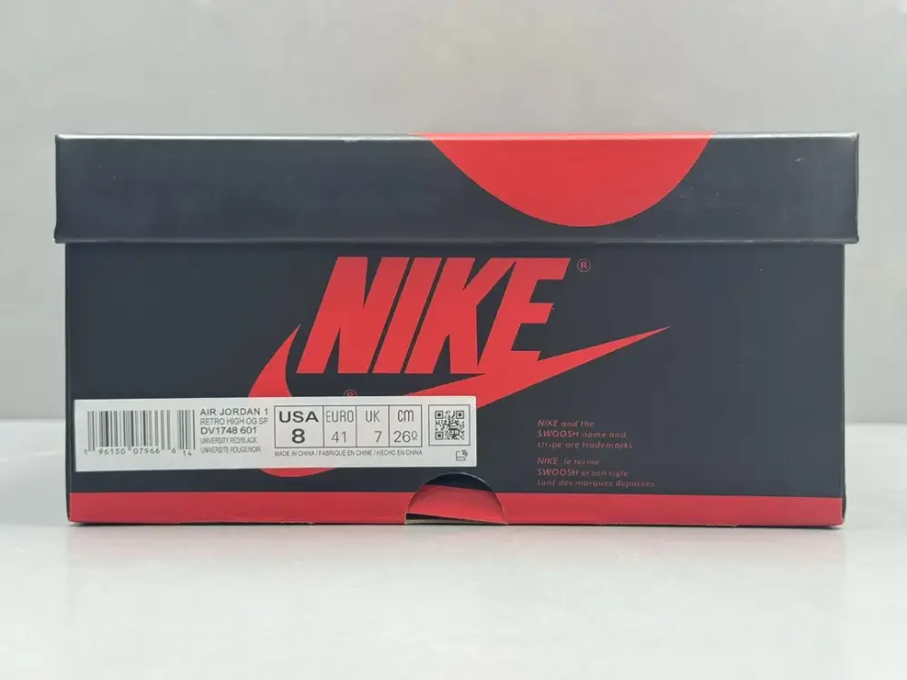 AJ1 270 High-Top Pure Red Black Spider Sneakers – Best Nikes in Size 36- Tailored 1287 