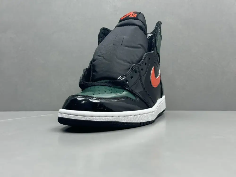 Versatile AJ1 270 High-Top Sneakers – Black Green Orange – Top Quality Best Sneakers 1284 