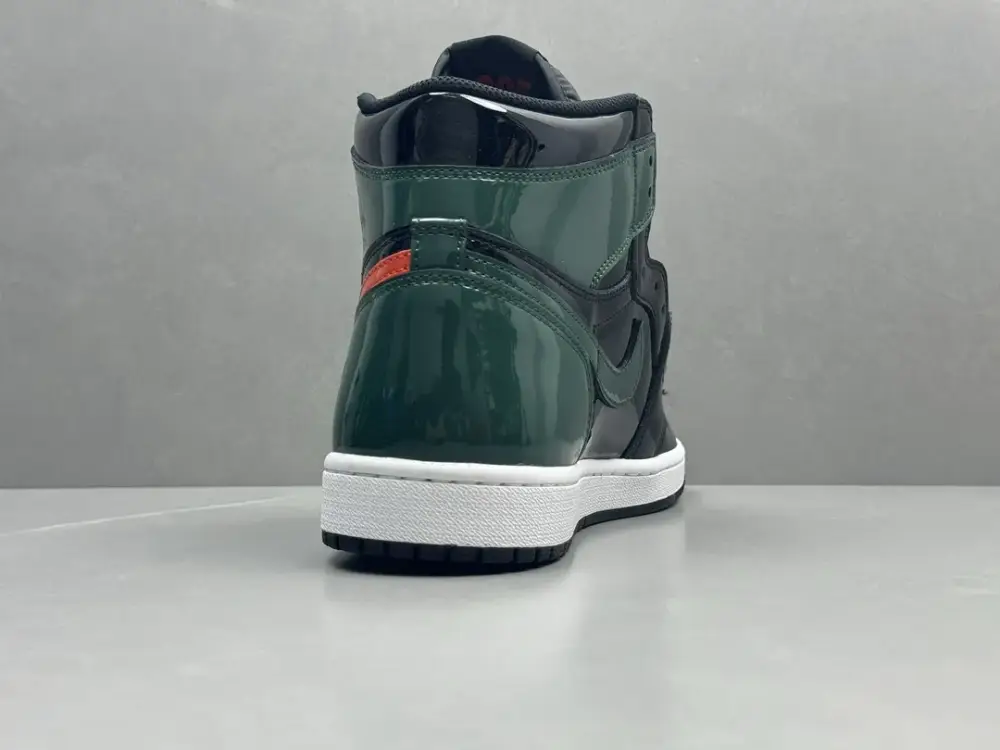 Versatile AJ1 270 High-Top Sneakers – Black Green Orange – Top Quality Best Sneakers 1284 
