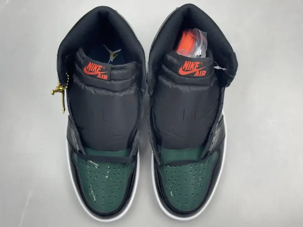 Versatile AJ1 270 High-Top Sneakers – Black Green Orange – Top Quality Best Sneakers 1284 