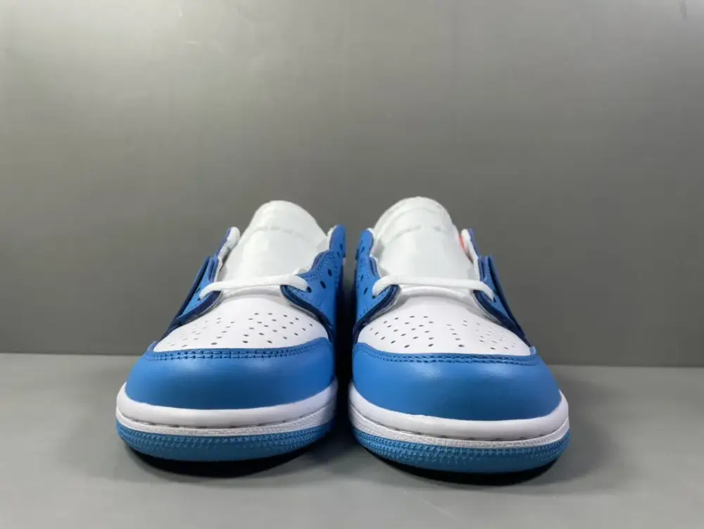AJ1 Deconstructed Low UNC Blue University Blue White Beige Men's Basketball – Top Best Nike Size 36-47. Casual 1248 