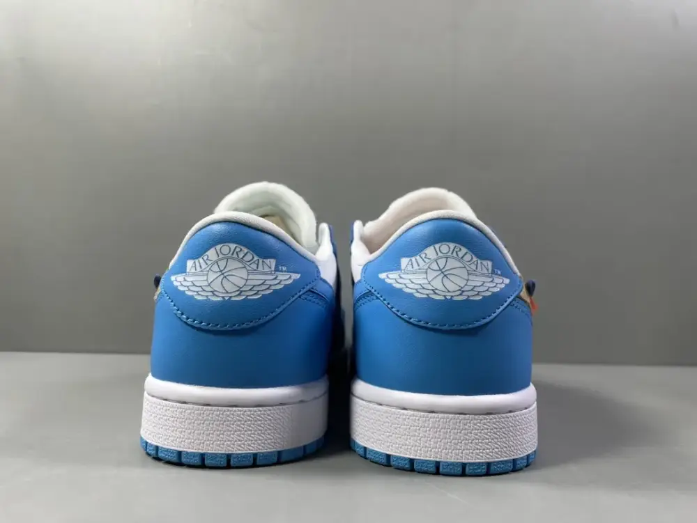 AJ1 Deconstructed Low UNC Blue University Blue White Beige Men's Basketball – Top Best Nike Size 36-47. Casual 1248 