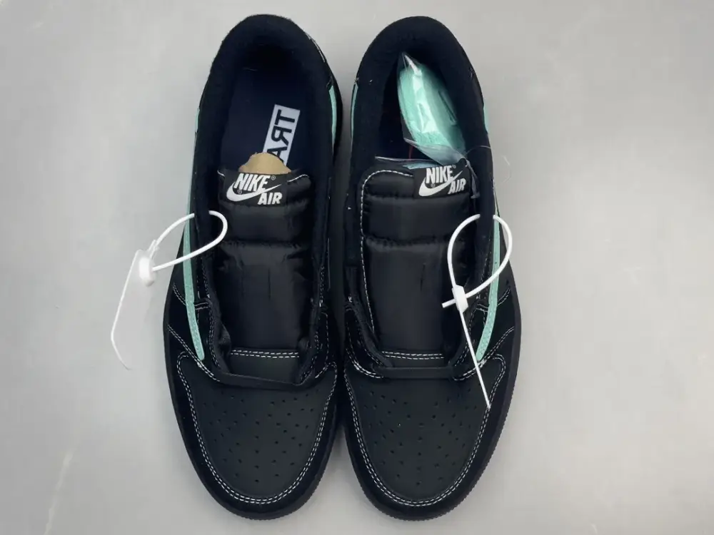 AJ1 Low Tiffany x Travis Scott Black Mint Green – Top Quality Best Sneakers – Sizes 36-47 (Including Half Sizes Elegant 1250 