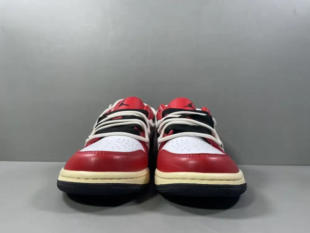 AJ1 x 260 Collaboration Low-Top Sneakers – Red White – Corporate Edition with and Nike Style FreshLook 1255 