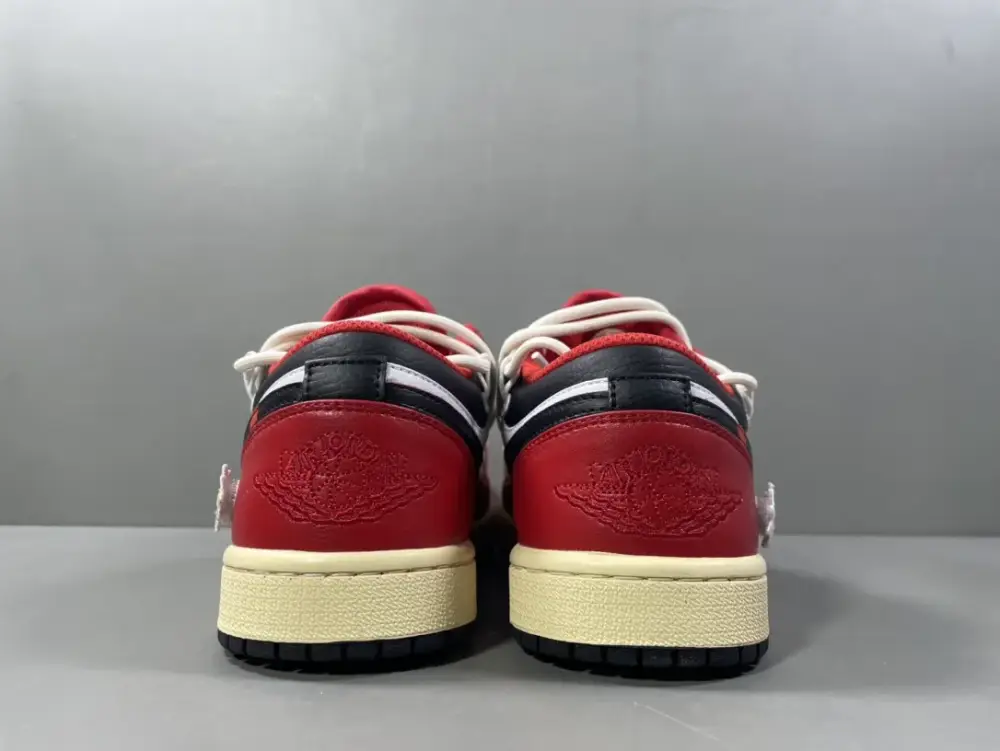 AJ1 x 260 Collaboration Low-Top Sneakers – Red White – Corporate Edition with and Nike Style FreshLook 1255 