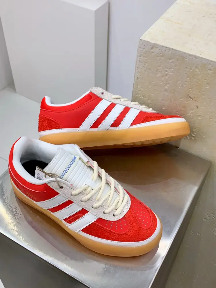 Sporty Adidas Gazelle Indoor Red White 498  BBFD101