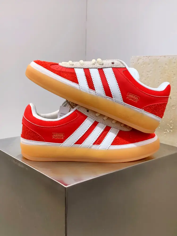 Sporty Adidas Gazelle Indoor Red White 498 