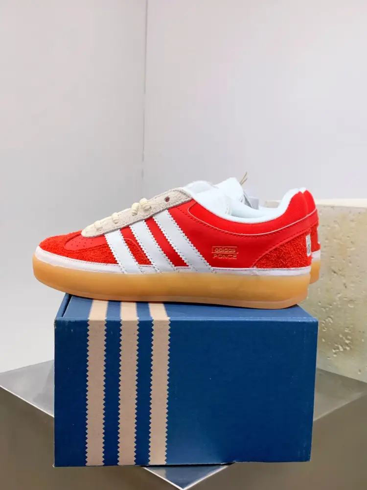 Sporty Adidas Gazelle Indoor Red White 498 