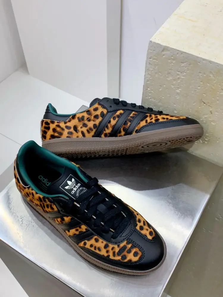 Adidas Originals Gazelle Indoor Leopard Black Green – Effortless 502  CAE567