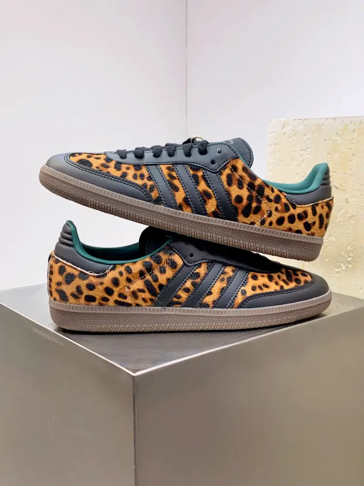 Adidas Originals Gazelle Indoor Leopard Black Green – Effortless 502 