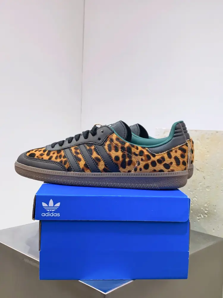 Adidas Originals Gazelle Indoor Leopard Black Green – Effortless 502 