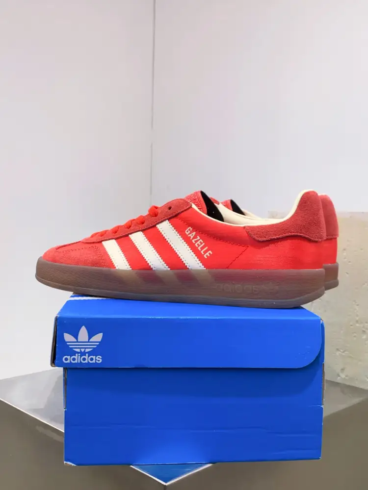 Adidas Originals Gazelle Indoor Red Sneakers – Adidas Comfortable 495 