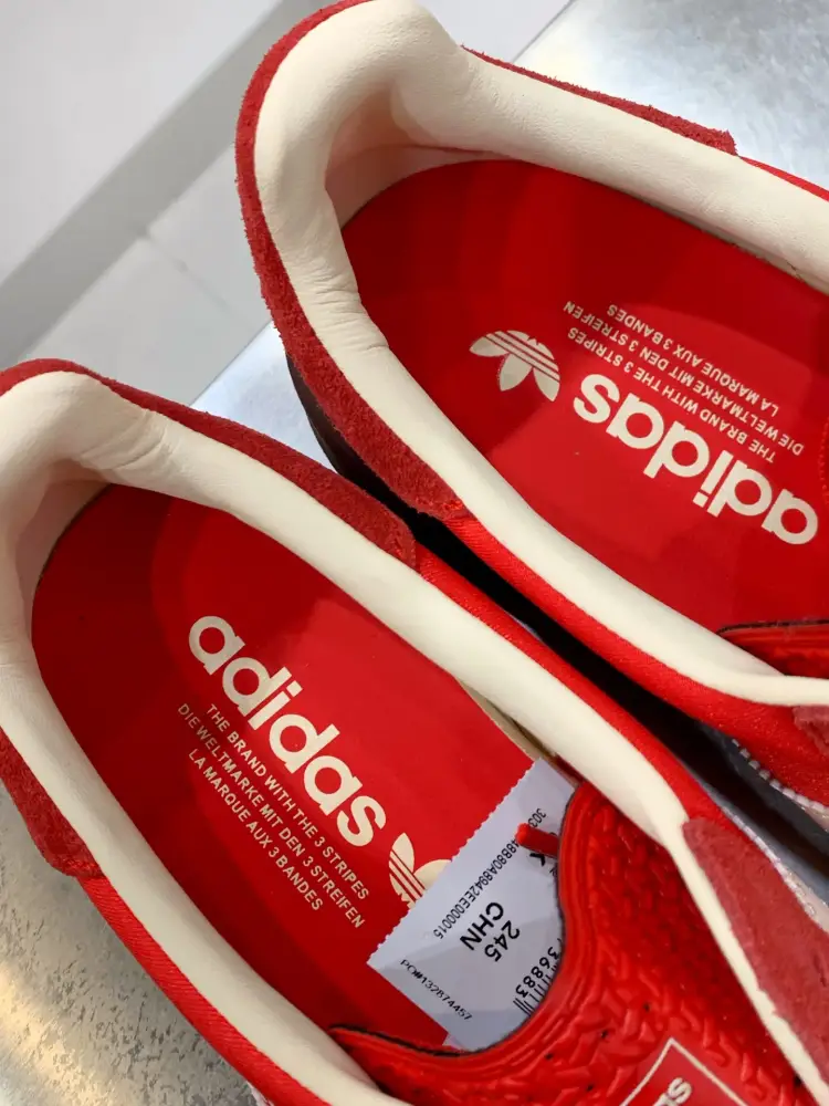 Adidas Originals Gazelle Indoor Red Sneakers – Adidas Comfortable 495 