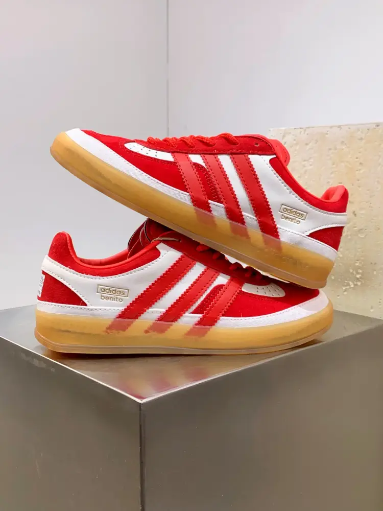 Trendsetting Adidas Originals Gazelle Indoor Red White Low – Adidas 500 