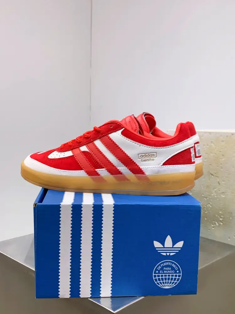 Trendsetting Adidas Originals Gazelle Indoor Red White Low – Adidas 500 