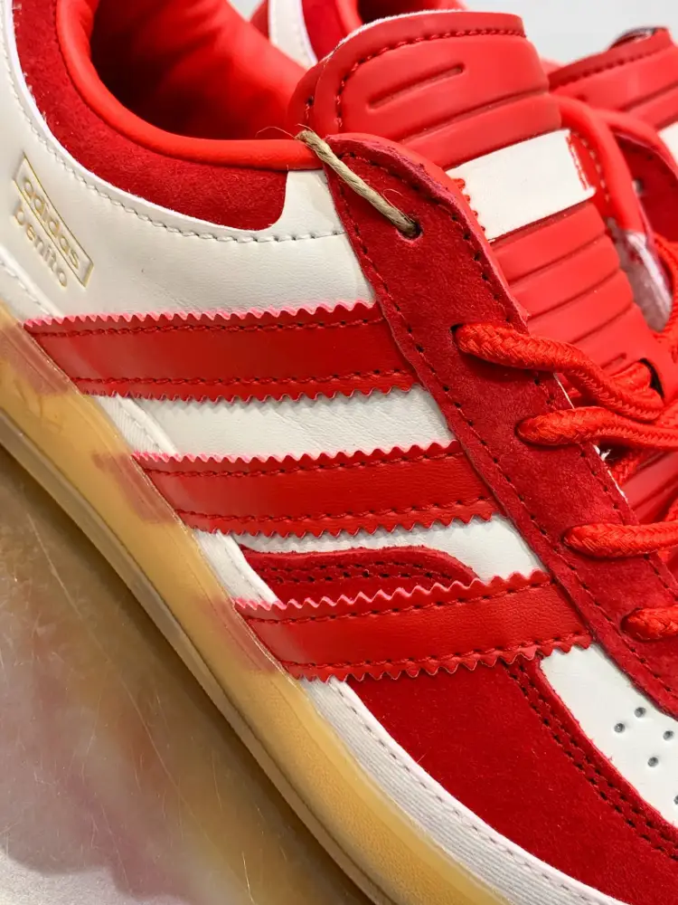 Trendsetting Adidas Originals Gazelle Indoor Red White Low – Adidas 500 