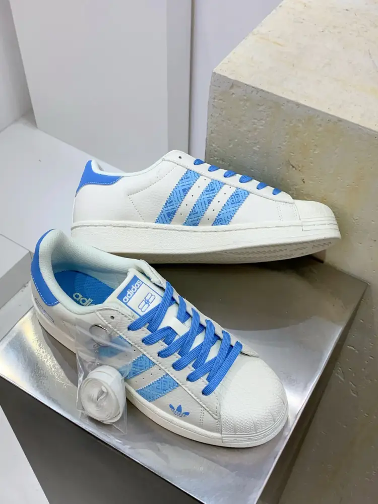 Adidas Originals Superstar Balenciaga White Blue TimelessDesign 554  DEC450