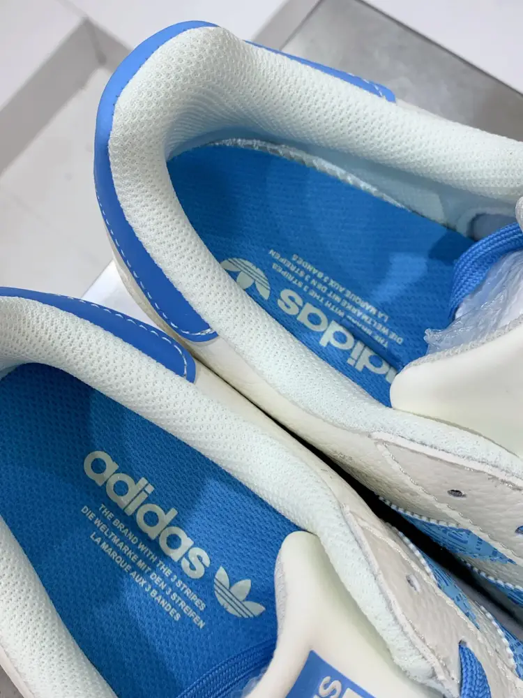 Adidas Originals Superstar Balenciaga White Blue TimelessDesign 554 