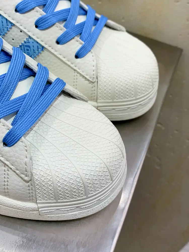 Adidas Originals Superstar Balenciaga White Blue TimelessDesign 554 