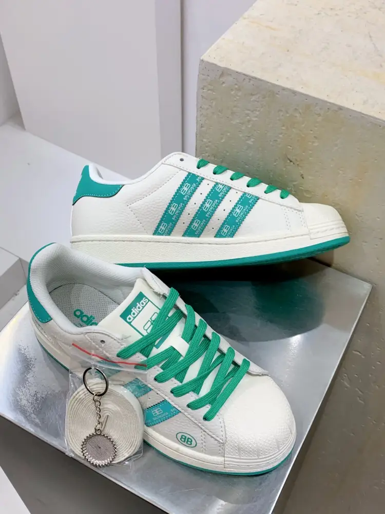 UrbanChic Adidas Originals Superstar Balenciaga White Green 556  AEBAF359