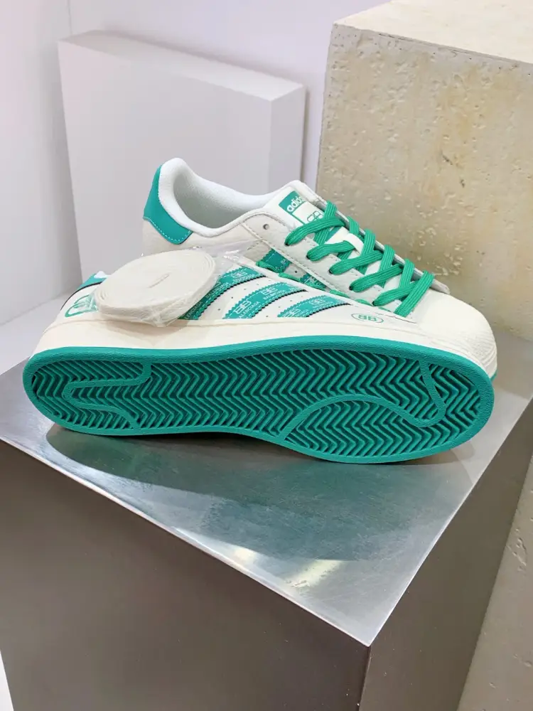 UrbanChic Adidas Originals Superstar Balenciaga White Green 556  AEBAF359