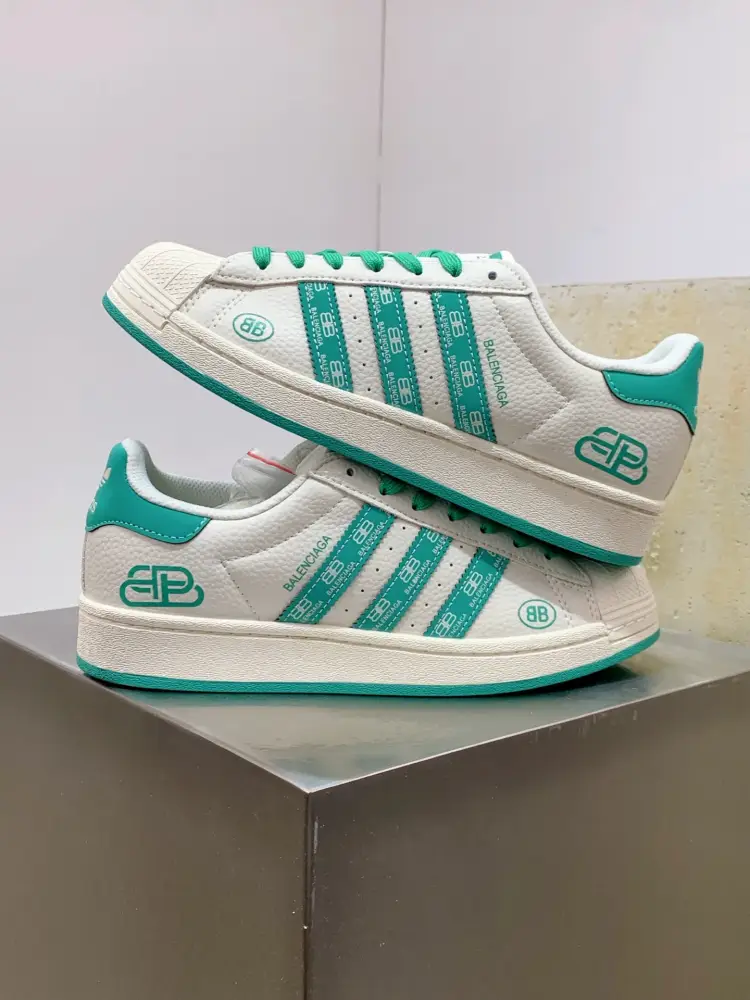 UrbanChic Adidas Originals Superstar Balenciaga White Green 556 