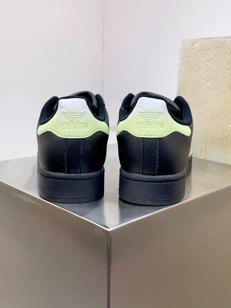 TopPick Adidas Originals Superstar Black Green Low Top 558 