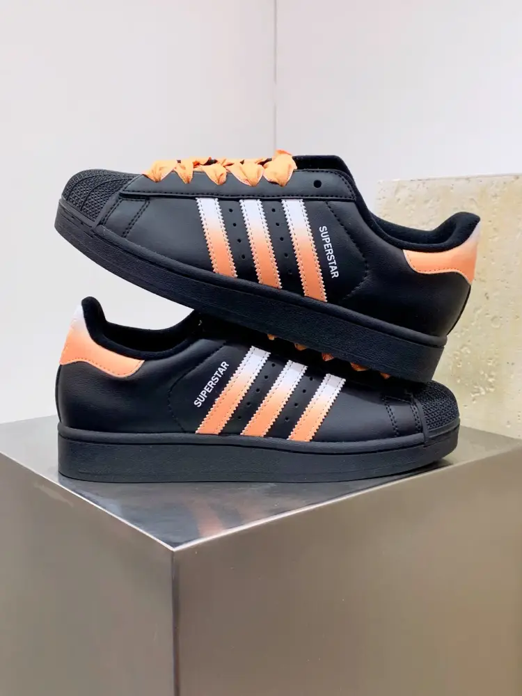 Packable Adidas Originals Superstar Black Orange 562 