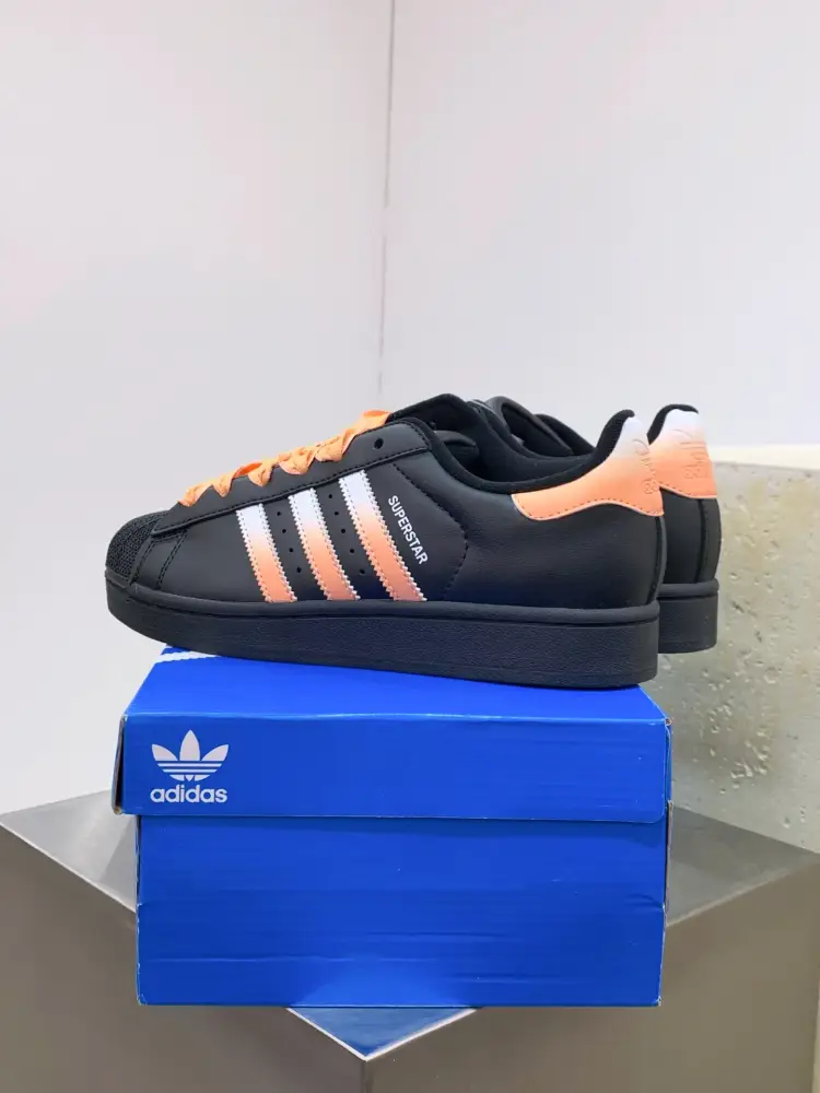 Packable Adidas Originals Superstar Black Orange 562 