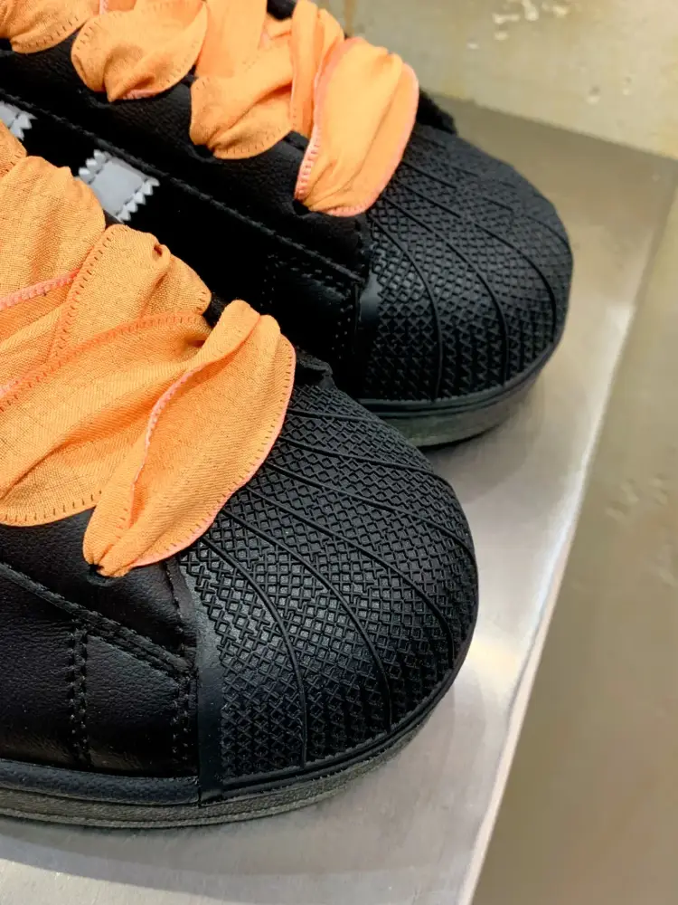 Packable Adidas Originals Superstar Black Orange 562 