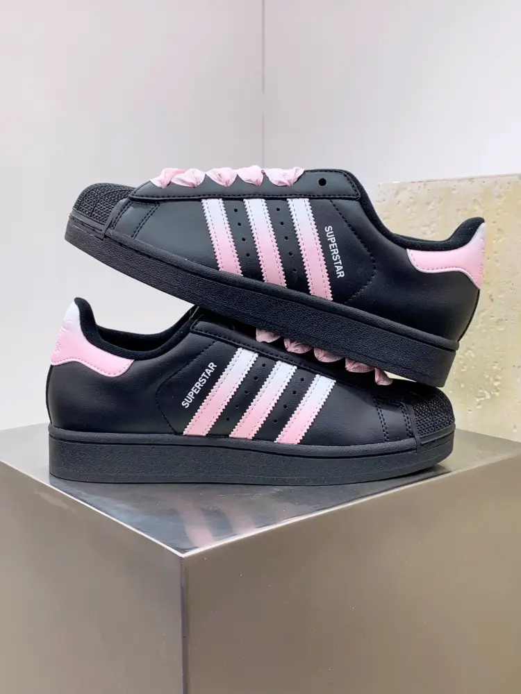 Colorful Adidas Originals Superstar Black Pink Low – Adidas Edition 559 