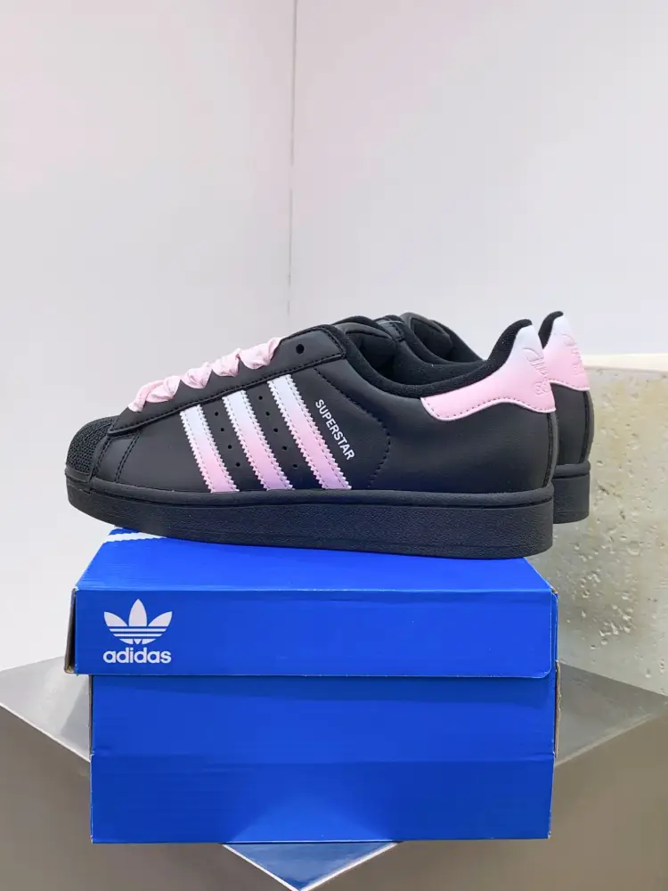 Colorful Adidas Originals Superstar Black Pink Low – Adidas Edition 559 