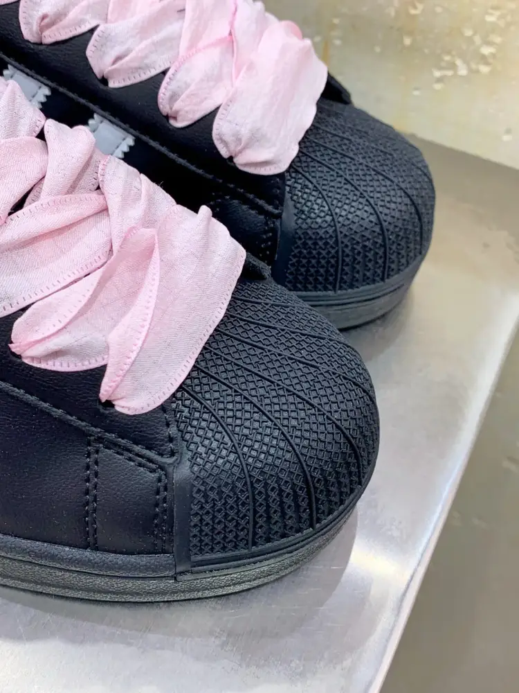 Colorful Adidas Originals Superstar Black Pink Low – Adidas Edition 559 
