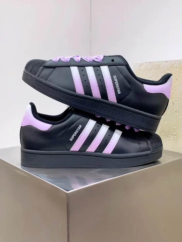 Supportive Adidas Originals Superstar Black Purple Low – Adidas 561 