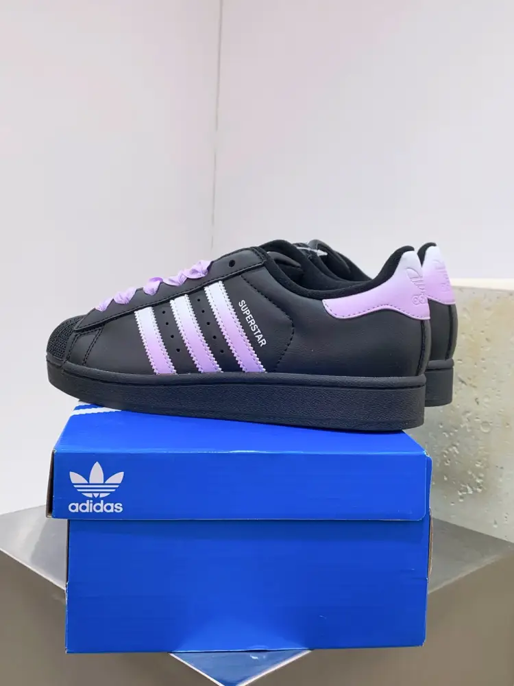Supportive Adidas Originals Superstar Black Purple Low – Adidas 561 