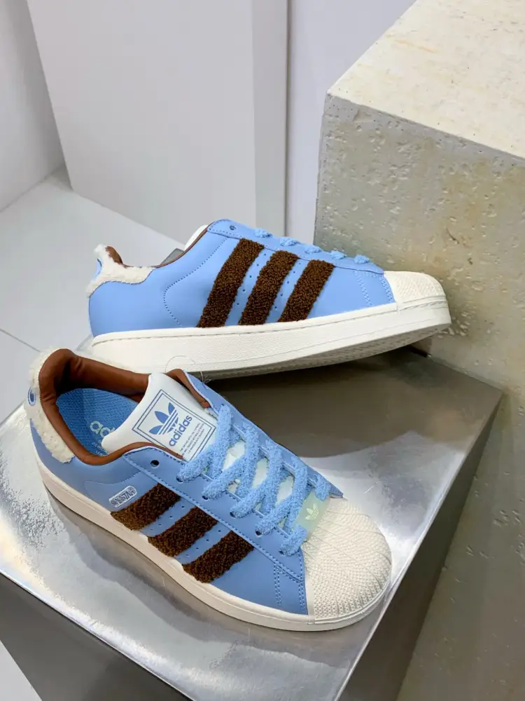 Adidas Originals Superstar Blue Brown – WrinkleFree 536  DEB179