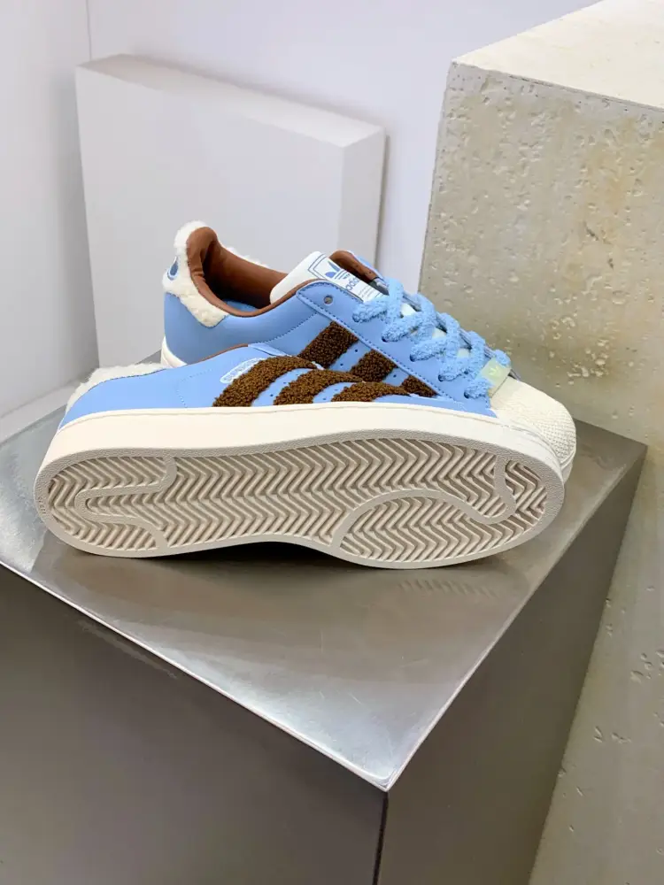 Adidas Originals Superstar Blue Brown – WrinkleFree 536  DEB179