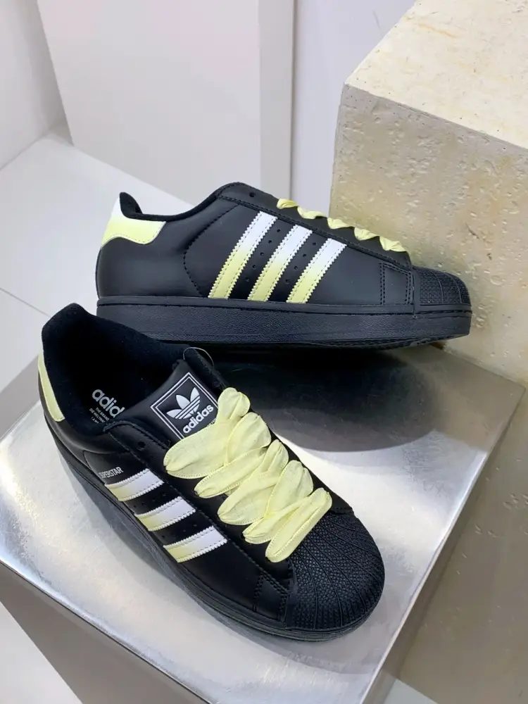 SunProtective Adidas Originals Superstar Core Black Yellow – 560  ACFD439