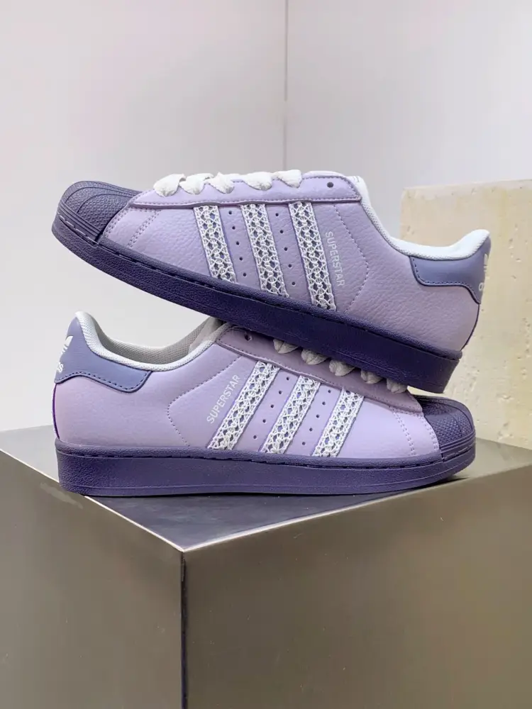 Bold Adidas Originals Superstar II Purple Sneakers – Adidas 524 