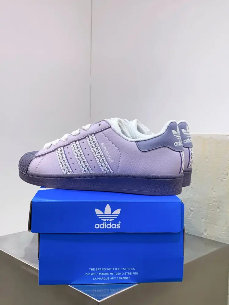 Bold Adidas Originals Superstar II Purple Sneakers – Adidas 524 