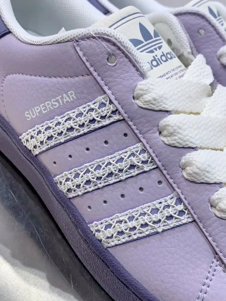 Bold Adidas Originals Superstar II Purple Sneakers – Adidas 524 
