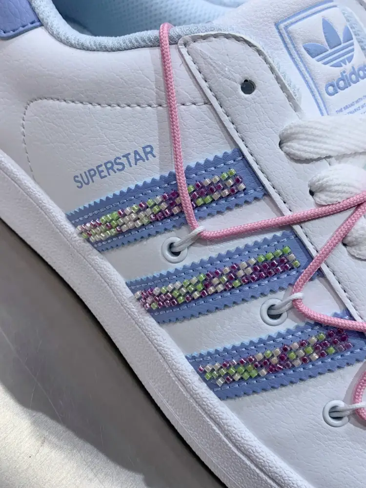 Trendsetting Adidas Originals Superstar II White Blue Low – Adidas 555 