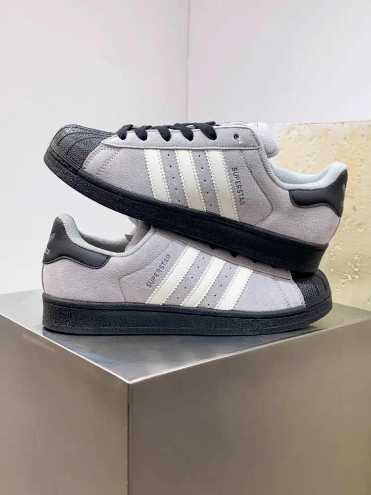 Adidas Originals Superstar JQ3222 Grey Black Low – Adidas Casual 543  ECC26