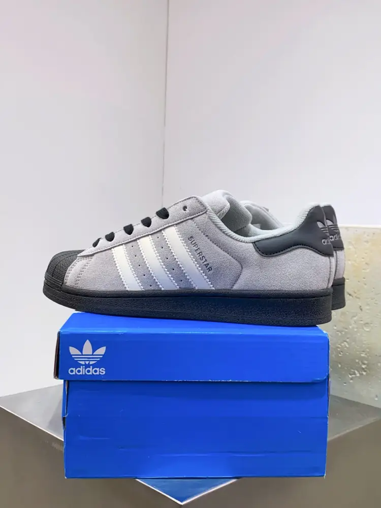 Adidas Originals Superstar JQ3222 Grey Black Low – Adidas Casual 543 