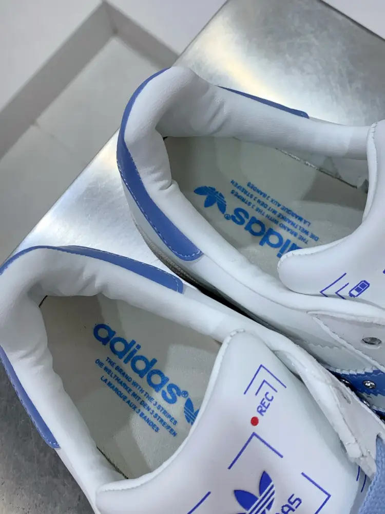 Bold Adidas Originals Superstar JR4505 White Blue – Adidas 553 