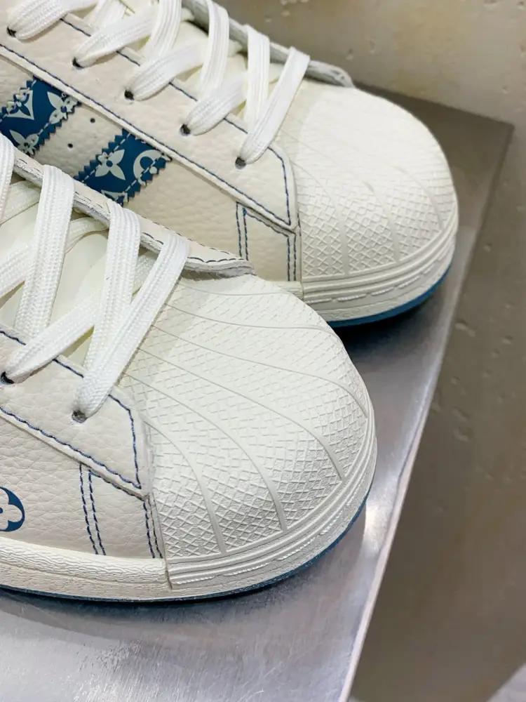 Refined Adidas Originals Superstar Louis Vuitton Blue White 557 